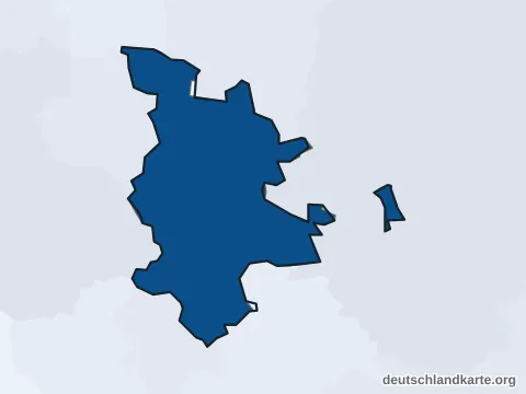 Vorschau: Einwohnerkarte von der kreisfreien Stadt Nürnberg