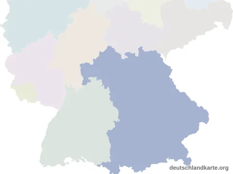 Vorschau: Lagekarte vom Landkreis Nürnberger Land