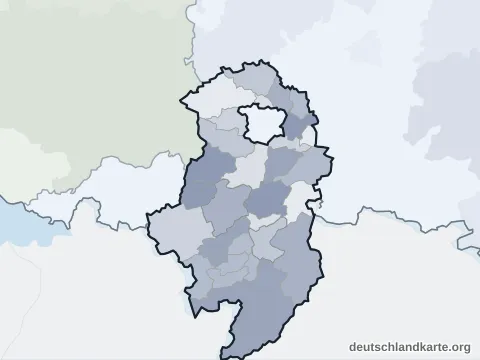 Vorschau: Verwaltungsgliederung vom Landkreis Oberallgäu