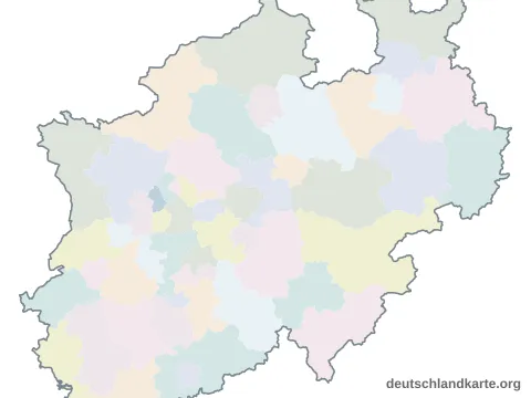 Vorschau: Karte im Bundesland von der kreisfreien Stadt Oberhausen