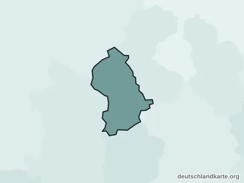Vorschau: Ortskarte von der kreisfreien Stadt Oberhausen