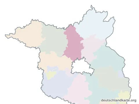 Vorschau: Karte im Bundesland vom Landkreis Oberhavel