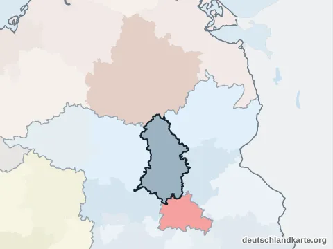 Vorschau: Nachbarkreiskarte vom Landkreis Oberhavel