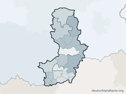 Vorschau: Verwaltungsgliederung vom Landkreis Oberspreewald-Lausitz