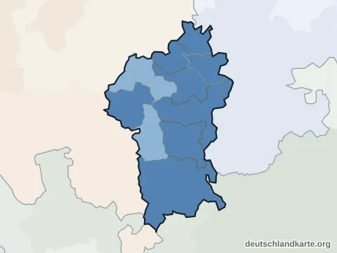 Vorschau: Einwohnerkarte vom Odenwaldkreis
