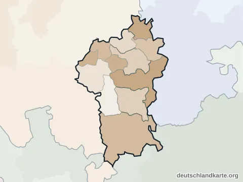 Vorschau: Ortskarte vom Odenwaldkreis