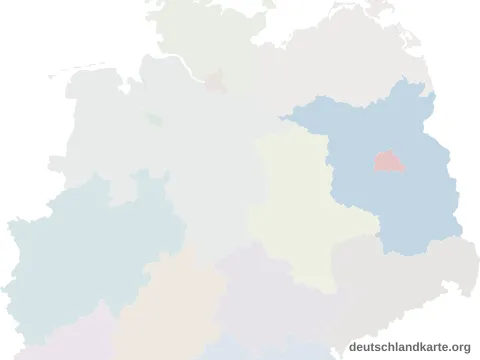 Vorschau: Lagekarte vom Landkreis Oder-Spree