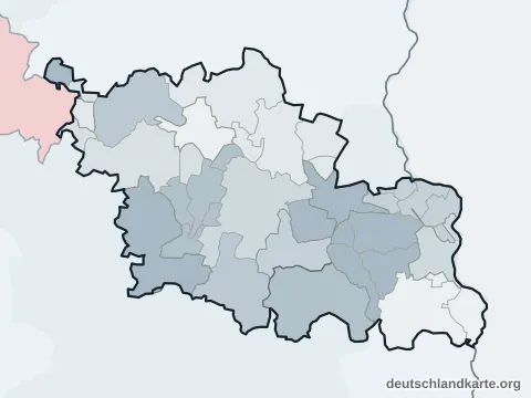 Vorschau: Verwaltungsgliederung vom Landkreis Oder-Spree