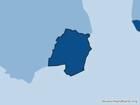 Vorschau: Bevölkerungsdichte von der kreisfreien Stadt Oldenburg (Oldb)
