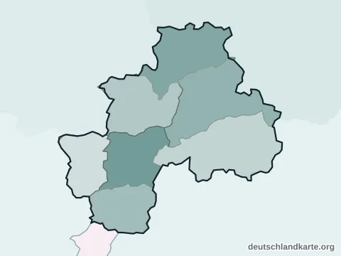 Vorschau: Ortskarte vom Kreis Olpe