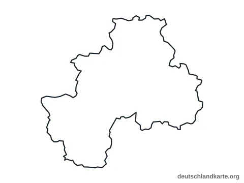 Vorschau: Umrisskarte vom Kreis Olpe