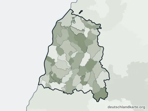Ortskarte: Ortenaukreis