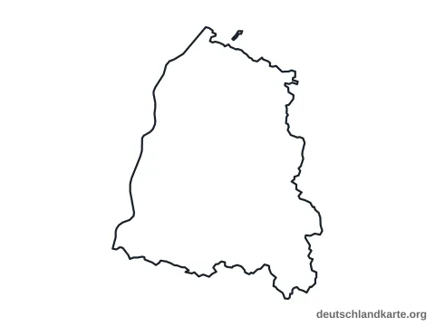 Umrisskarte: Ortenaukreis