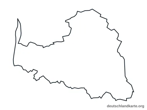 Vorschau: Umrisskarte vom Landkreis Osterholz