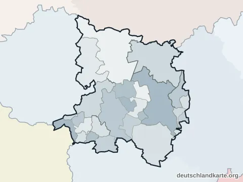 Vorschau: Ortskarte vom Landkreis Ostprignitz-Ruppin