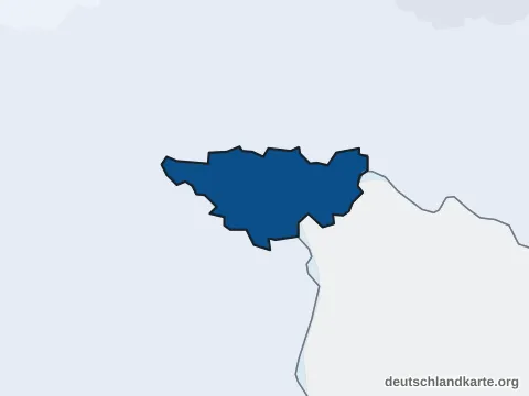 Vorschau: Einwohnerkarte von der kreisfreien Stadt Passau