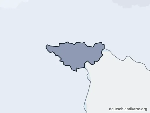 Vorschau: Ortskarte von der kreisfreien Stadt Passau
