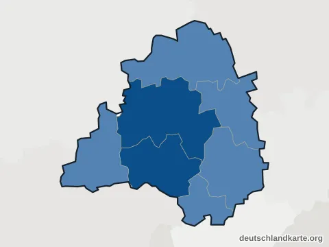 Vorschau: Einwohnerkarte vom Landkreis Peine
