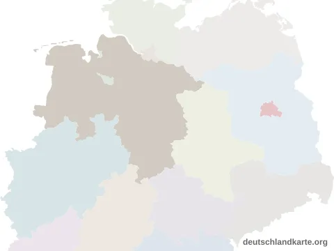 Vorschau: Lagekarte vom Landkreis Peine