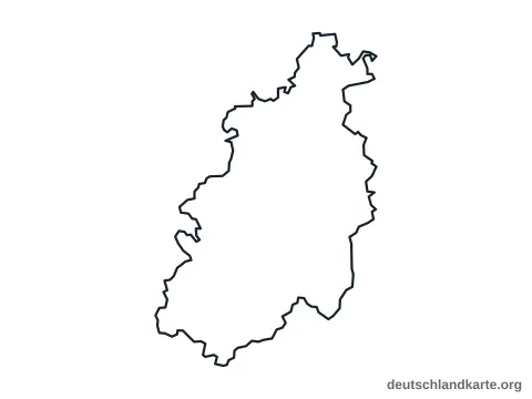 Vorschau: Umrisskarte vom Landkreis Pfaffenhofen a.d.Ilm