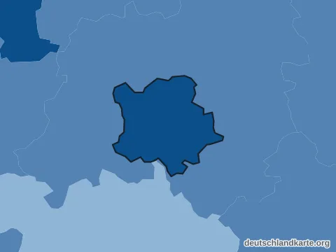 Vorschau: Bevölkerungsdichte vom Stadtkreis Pforzheim