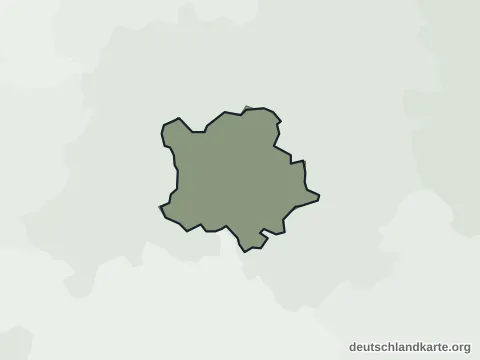 Vorschau: Ortskarte vom Stadtkreis Pforzheim