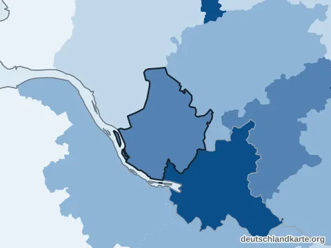 Vorschau: Bevölkerungsdichte vom Kreis Pinneberg