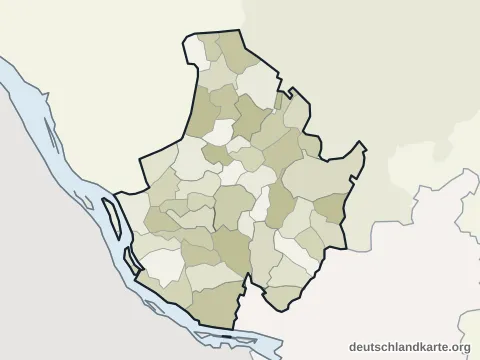Vorschau: Ortskarte vom Kreis Pinneberg