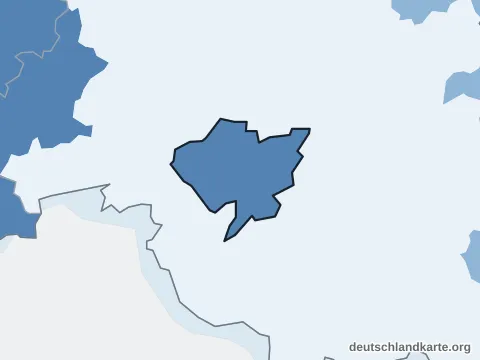 Vorschau: Bevölkerungsdichte von der kreisfreien Stadt Pirmasens
