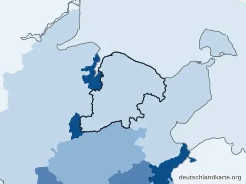 Vorschau: Bevölkerungsdichte vom Kreis Plön