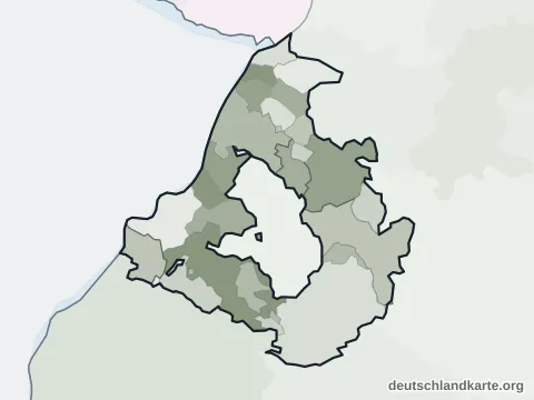 Vorschau: Ortskarte vom Landkreis Rastatt