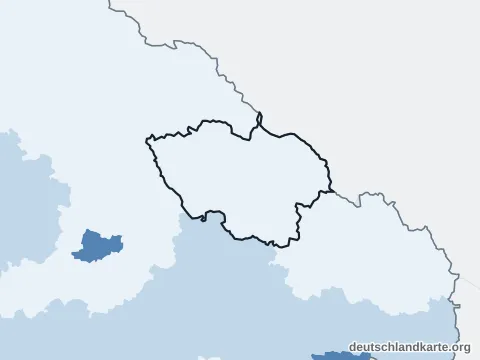 Vorschau: Bevölkerungsdichte vom Landkreis Regen