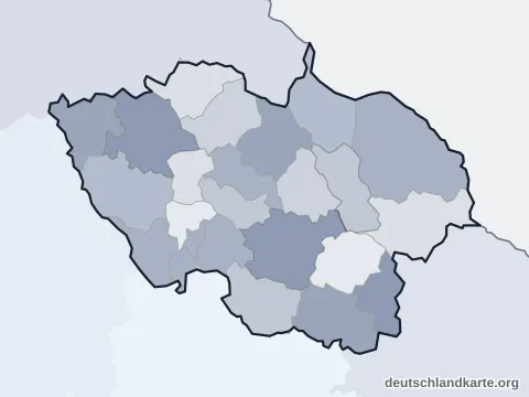 Vorschau: Verwaltungsgliederung vom Landkreis Regen