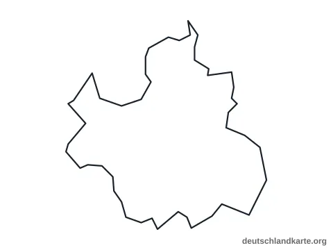 Vorschau: Umrisskarte von der kreisfreien Stadt Regensburg