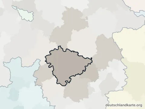 Vorschau: Nachbarkreiskarte von der Region Hannover