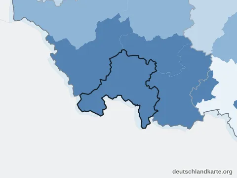 Vorschau: Bevölkerungsdichte vom Regionalverband Saarbrücken