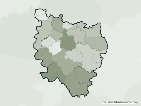 Vorschau: Verwaltungsgliederung vom Landkreis Reutlingen