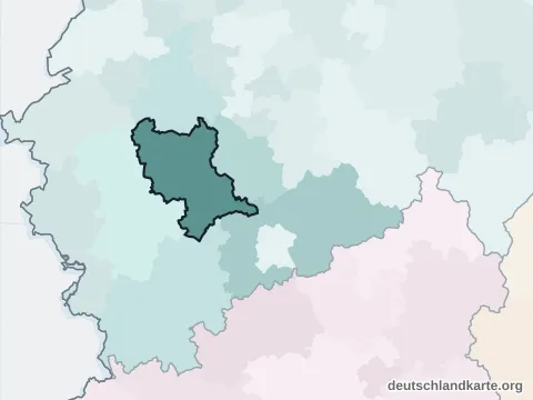 Vorschau: Nachbarkreiskarte vom Rhein-Erft-Kreis