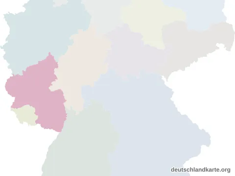 Vorschau: Lagekarte vom Rhein-Hunsrück-Kreis