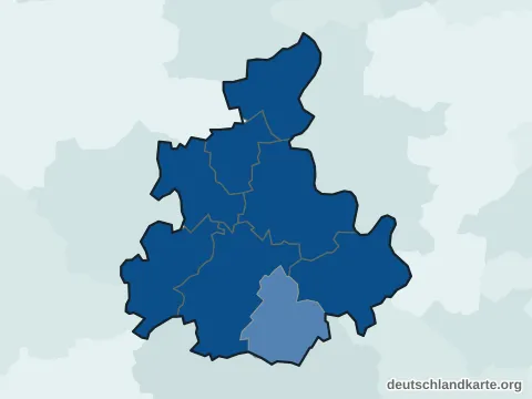 Vorschau: Einwohnerkarte vom Rhein-Kreis Neuss