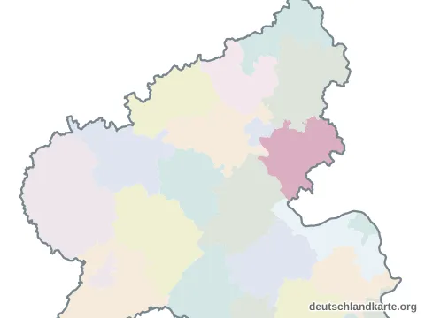 Vorschau: Karte im Bundesland vom Rhein-Lahn-Kreis
