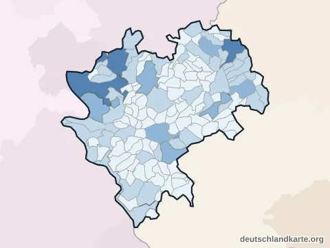 Vorschau: Einwohnerkarte vom Rhein-Lahn-Kreis