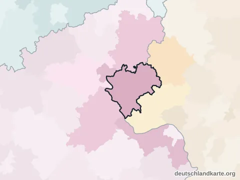 Vorschau: Nachbarkreiskarte vom Rhein-Lahn-Kreis