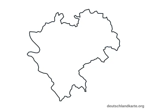 Vorschau: Umrisskarte vom Rhein-Lahn-Kreis
