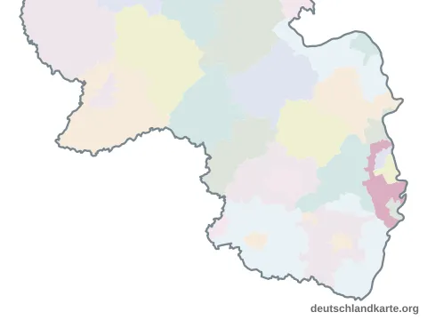 Vorschau: Karte im Bundesland vom Rhein-Pfalz-Kreis