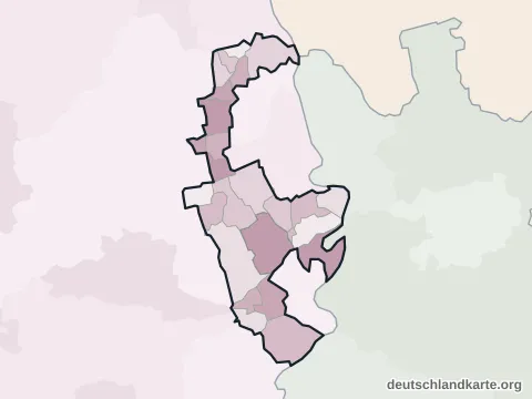 Vorschau: Ortskarte vom Rhein-Pfalz-Kreis