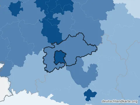 Vorschau: Bevölkerungsdichte vom Rhein-Sieg-Kreis