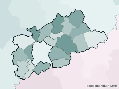 Vorschau: Ortskarte vom Rhein-Sieg-Kreis