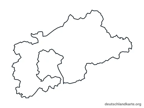 Vorschau: Umrisskarte vom Rhein-Sieg-Kreis