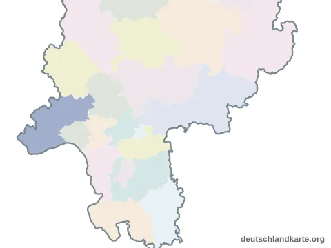 Karte: Rheingau-Taunus-Kreis in Hessen
